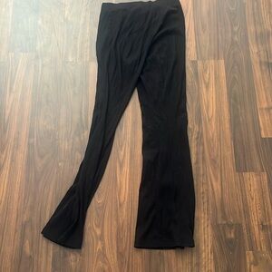 h&m black flare leggings